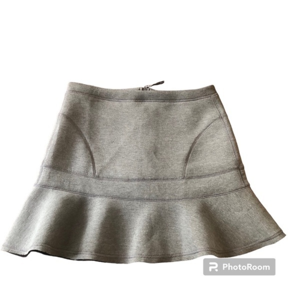 Harv’e Bernard Grey athletic, casual, stretchy, flirty mini skirt Size Large
